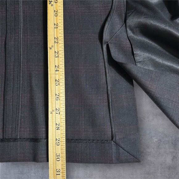 KENNETH COLE 52R Gray Wool Mens Blazer Sport Coat Two Button Jacket Unstuctured - Picture 10 of 15